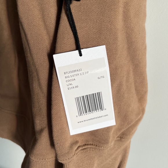 Brunette The Label Big Sister 1/2 Zip - Picture 2 of 3